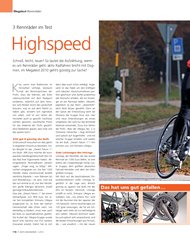 Radfahren: Highspeed (Ausgabe: 1-2/2010)