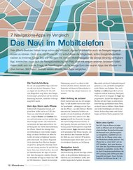 iPhone & more: Das Navi im Mobiltelefon (Ausgabe: 1)