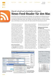 MAC LIFE: News-Feed-Reader für den Mac (Ausgabe: 2)