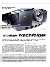 Heimkino: Würdiger Nachfolger (Ausgabe: 2-3/2010)