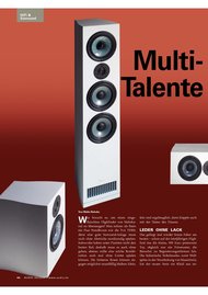 AUDIO/stereoplay: Multi-Talente (Ausgabe: 3)