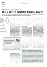 MAC LIFE: Die 5 besten digitalen Radiorekorder (Ausgabe: 3)