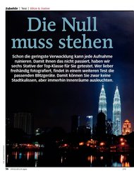 SPIEGELREFLEX digital: „Die Null muss stehen“ - Stative bis 300 Euro (Ausgabe: 2)