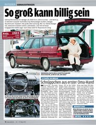 Auto Bild: So groß kann billig sein (Ausgabe: 7)