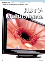 HiFi Test: HDTV-Multitalente (Ausgabe: 4)