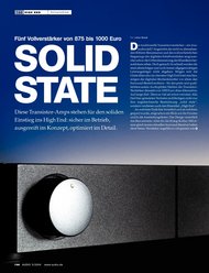 AUDIO/stereoplay: Solid State (Ausgabe: 3)