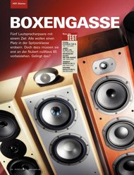 AUDIO/stereoplay: Boxengasse (Ausgabe: 11)