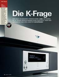 AUDIO/stereoplay: „Die K-Frage“ - Vorstufe (Ausgabe: 11)