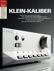 AUDIO/stereoplay: Klein-Kaliber (Ausgabe: 8)