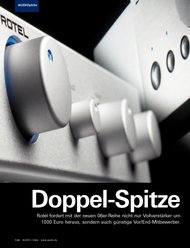 AUDIO/stereoplay: „Doppel-Spitze“ - Vorstufen (Ausgabe: 7)