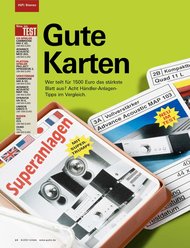 AUDIO/stereoplay: „Gute Karten“ - Verstärker (Ausgabe: 5)