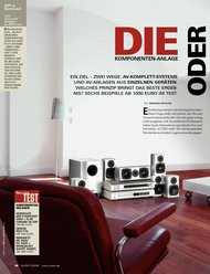 AUDIO/stereoplay: „Die oder Die“ - Komplettanlagen (Ausgabe: 5)