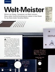 AUDIO/stereoplay: „Welt-Meister“ - Vorstufen (Ausgabe: 3)
