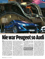 Auto Bild: Nie war Peugeot so Audi (Ausgabe: 12)
