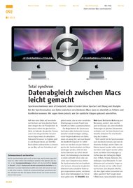 MAC LIFE: Datenabgleich zwischen Macs leicht gemacht (Ausgabe: 5)