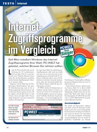 PC-WELT: Internet-Zugriffsprogramme im Vergleich (Ausgabe: 5)