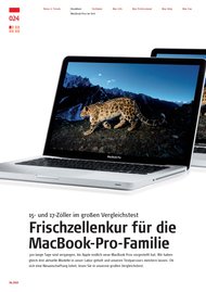 MAC LIFE: Frischzellenkur für die MacBook-Pro-Familie (Ausgabe: 6)