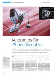 iPhoneWelt: Autoradios für iPhone-Benutzer (Ausgabe: 4)