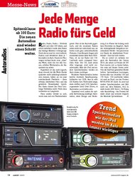 autohifi: Jede Menge Radio fürs Geld (Ausgabe: 3)