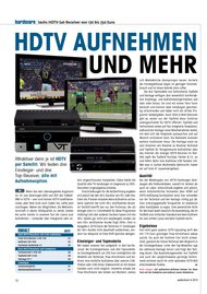 audiovision: HDTV aufnehmen und mehr (Ausgabe: 6)