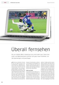 Macwelt: Überall fernsehen (Ausgabe: 6)