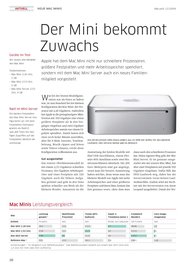 Macwelt: Der Mini bekommt Zuwachs (Ausgabe: 12)