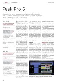Macwelt: Peak Pro 6 (Ausgabe: 4)
