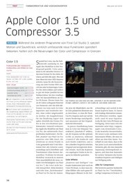 Macwelt: Apple Color 1.5 und Compressor 3.5 (Ausgabe: 2)