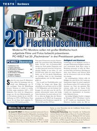 PC-WELT: Im Test: 20 Flachbildschirme (Ausgabe: 7)