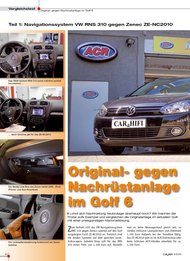 CAR & HIFI: Original- gegen Nachrüstanlage im Golf 6 (Ausgabe: 5)