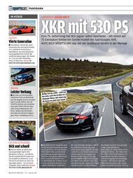 Auto Bild sportscars: XKR mit 530 PS (Ausgabe: 9)