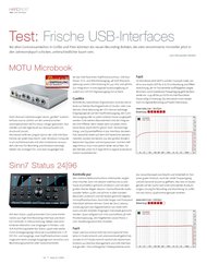 Beat: Test: Frische USB-Interfaces (Ausgabe: 11)