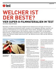 schmalfilm: Welcher ist der Beste? (Ausgabe: 2)