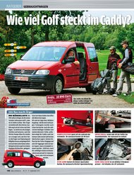 Auto Bild: Wie viel Golf steckt im Caddy? (Ausgabe: 37)