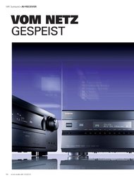 AUDIO/stereoplay: Vom Netz gespeist (Ausgabe: 10)