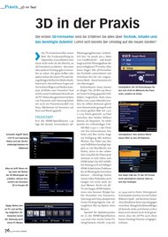 SAT+KABEL: 3D im Qualitätstest (Ausgabe: 7-8/2010)