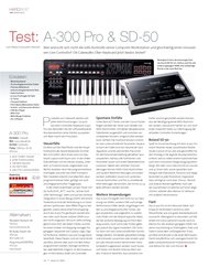 Beat: Test: A-300 Pro & SD-50 (Ausgabe: 12)