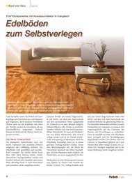 ParkettWelt: Edelböden zum Selbstverlegen (Ausgabe: 1)