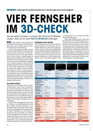 audiovision: Vier Fernseher im 3D-Check (Ausgabe: 12)