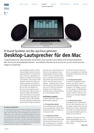 MAC LIFE: Desktop-Lautsprecher für den Mac (Ausgabe: 12)