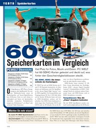 PC-WELT: 60 Speicherkarten im Vergleich (Ausgabe: 12)