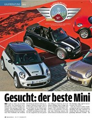 Auto Bild: Gesucht: der beste Mini (Ausgabe: 49)