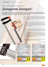 Heimwerker Praxis: Zwingende Zwingen (Ausgabe: 1)