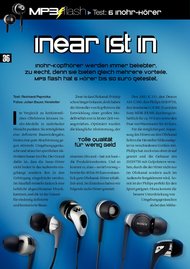 MP3 flash: Inear ist in (Ausgabe: 2)