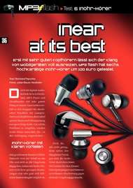 MP3 flash: Inear at its best (Ausgabe: 1)