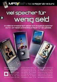 MP3 flash: Viel Speicher für wenig Geld (Ausgabe: 4)
