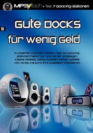 MP3 flash: Gute Docks für wenig Geld (Ausgabe: 2)