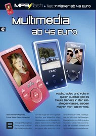 MP3 flash: Multimedia ab 45 Euro (Ausgabe: 1)