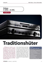 AV-Magazin.de: SACD-Player + Stereo-Vollverstärker Onkyo C-S5VL + A-5VL: Traditionshüter (Vergleichstest)