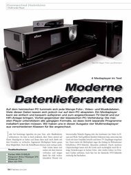 Heimkino: Moderne Datenlieferanten (Ausgabe: 3-4/2011)